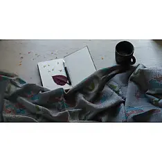 Vishwa ❤ Angora Wool ❤ Printed Stole ~ 13