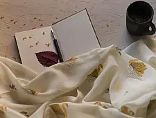 Vishwa ❤ Angora Wool ❤ Printed Stole ~ 3