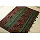 Cotton Ajrakh Applique Saree