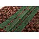 Cotton Ajrakh Applique Saree