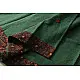 Cotton Ajrakh Applique Saree