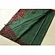 Cotton Ajrakh Applique Saree