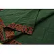Ajrakh Applique & Mirror Work Cotton Saree