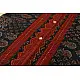 Patchwork Cotton Saree - Maroon & Blue