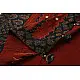 Patchwork Cotton Saree - Maroon & Blue