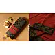 Ajrakh Applique & Mirror Work Cotton Saree