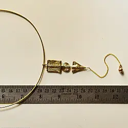 Prabha . प्रभा | Dhokra Brass Necklace : E