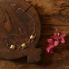 Prabha . प्रभा | Dhokra Brass Necklace