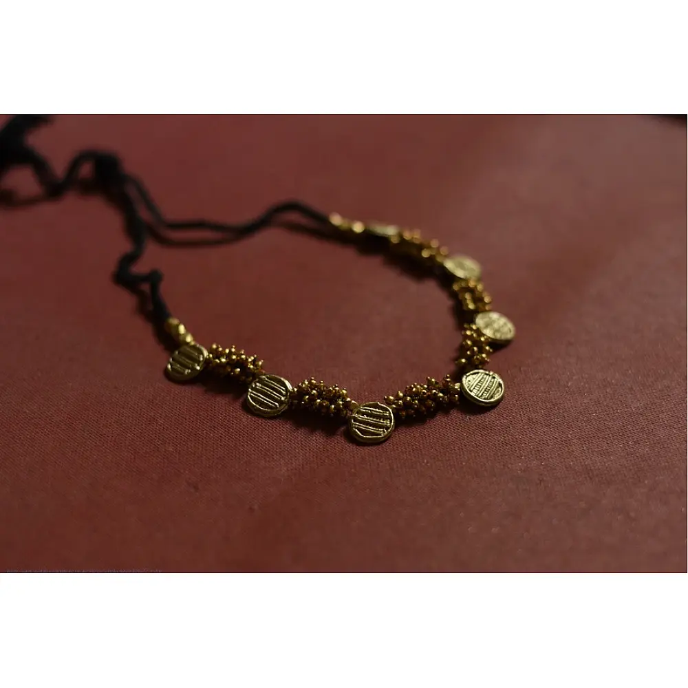 Prabha . प्रभा | Handmade Brass Dhokra Necklace