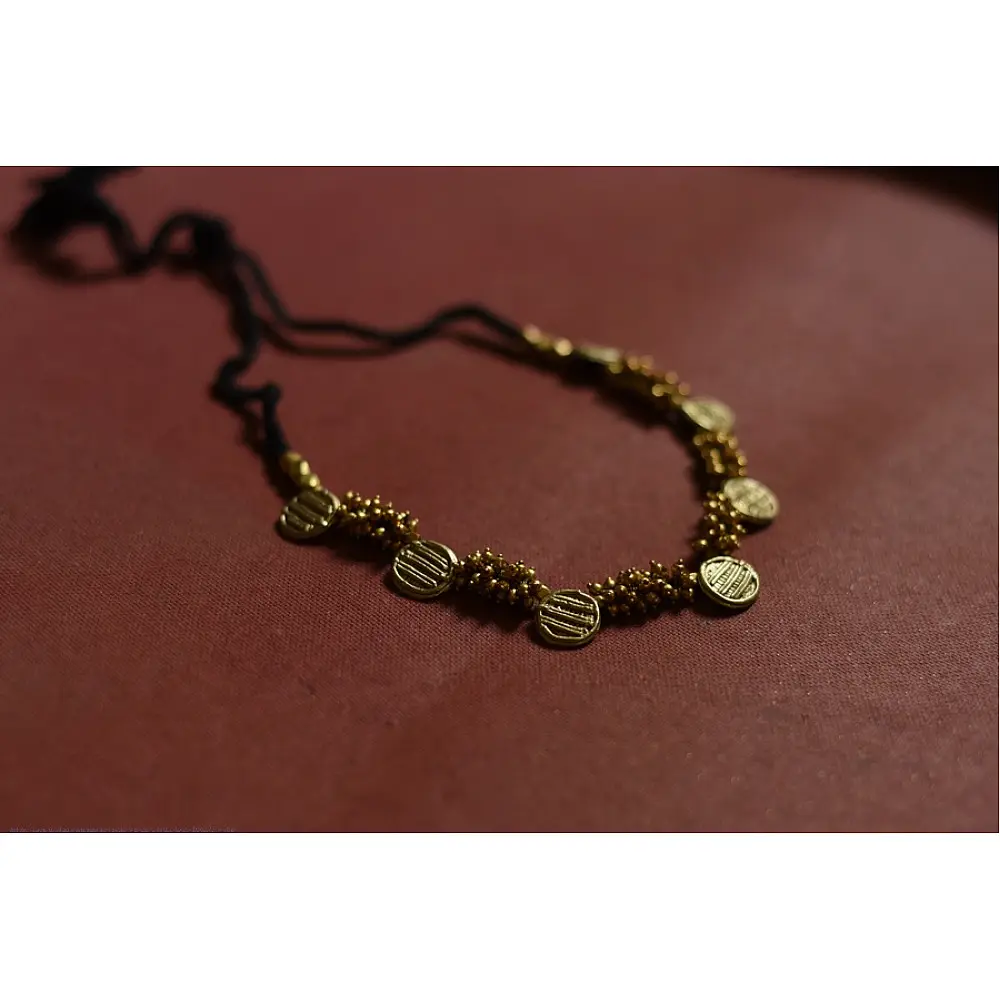 Prabha . प्रभा | Handmade Brass Dhokra Necklace