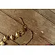 handmade Brass Dhokra Necklace - Diamond & Circle