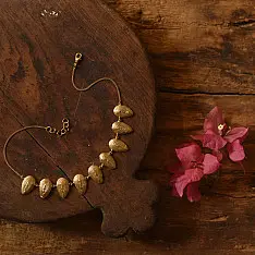 Prabha . प्रभा | Handmade Dhokra Brass Necklace