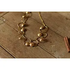 Prabha . प्रभा ❄ Brass Handmade Dhokra - Necklace