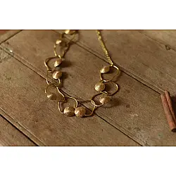 Prabha . प्रभा ❄ Brass Handmade Dhokra - Necklace