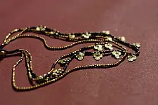 Prabha . प्रभा | Brass Dhokra Clubs Design Three Layered Necklace