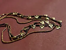 Prabha . प्रभा | Brass Dhokra Clubs Design Three Layered Necklace