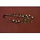 Prabha . प्रभा | Brass Dhokra Clubs Design Three Layered Necklace