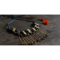 Prabha . प्रभा | Brass Dhokra Necklace With Earring Set