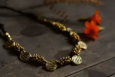 Prabha . प्रभा | Handmade Brass Dhokra Necklace