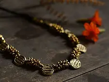 Prabha . प्रभा | Handmade Brass Dhokra Necklace