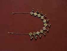 Prabha . प्रभा | Brass Dhokra Necklace - Diamond Design