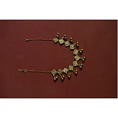 Prabha . प्रभा | Brass Dhokra Necklace - Diamond Design