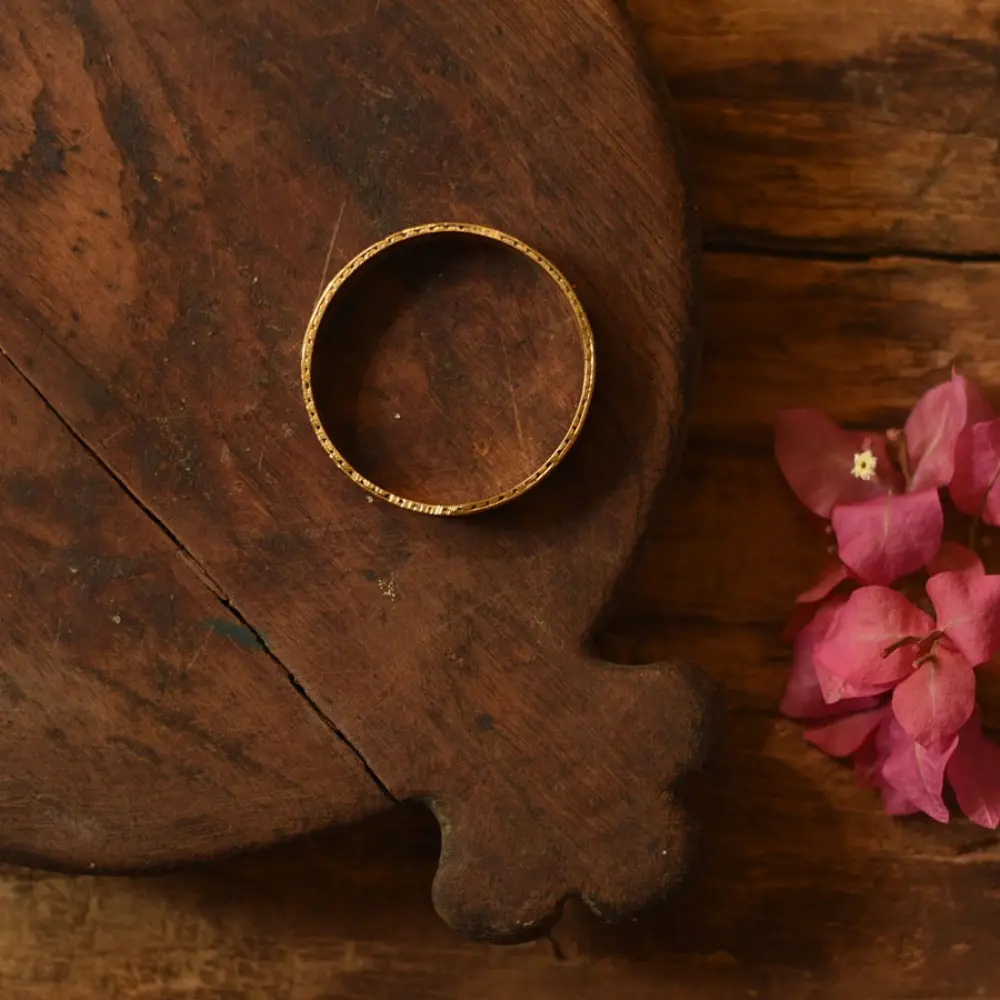 shop Handmade Dhokra Brass Bangle 