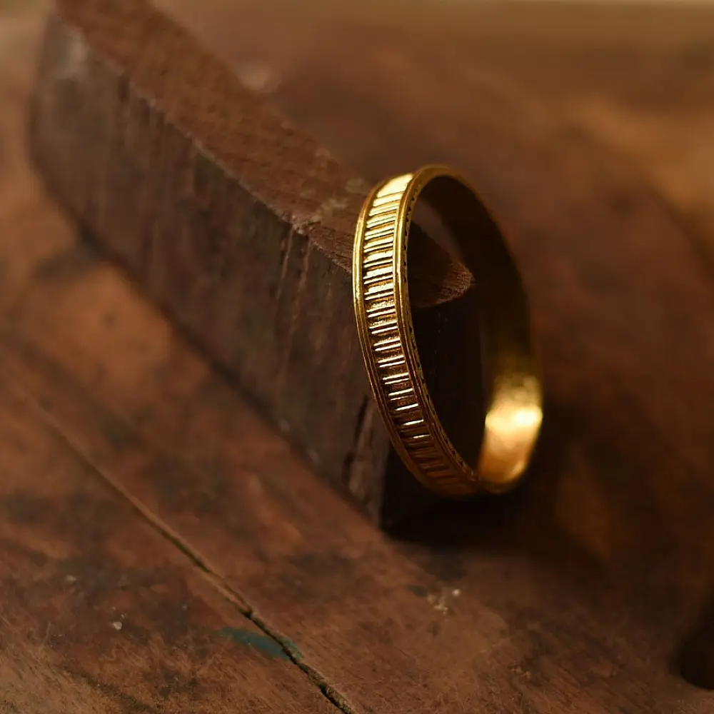 shop Handmade Dhokra Brass Bangle 