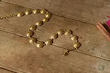Prabha . प्रभा ❄ Brass Dhokra Handmade Necklace - Circle Design