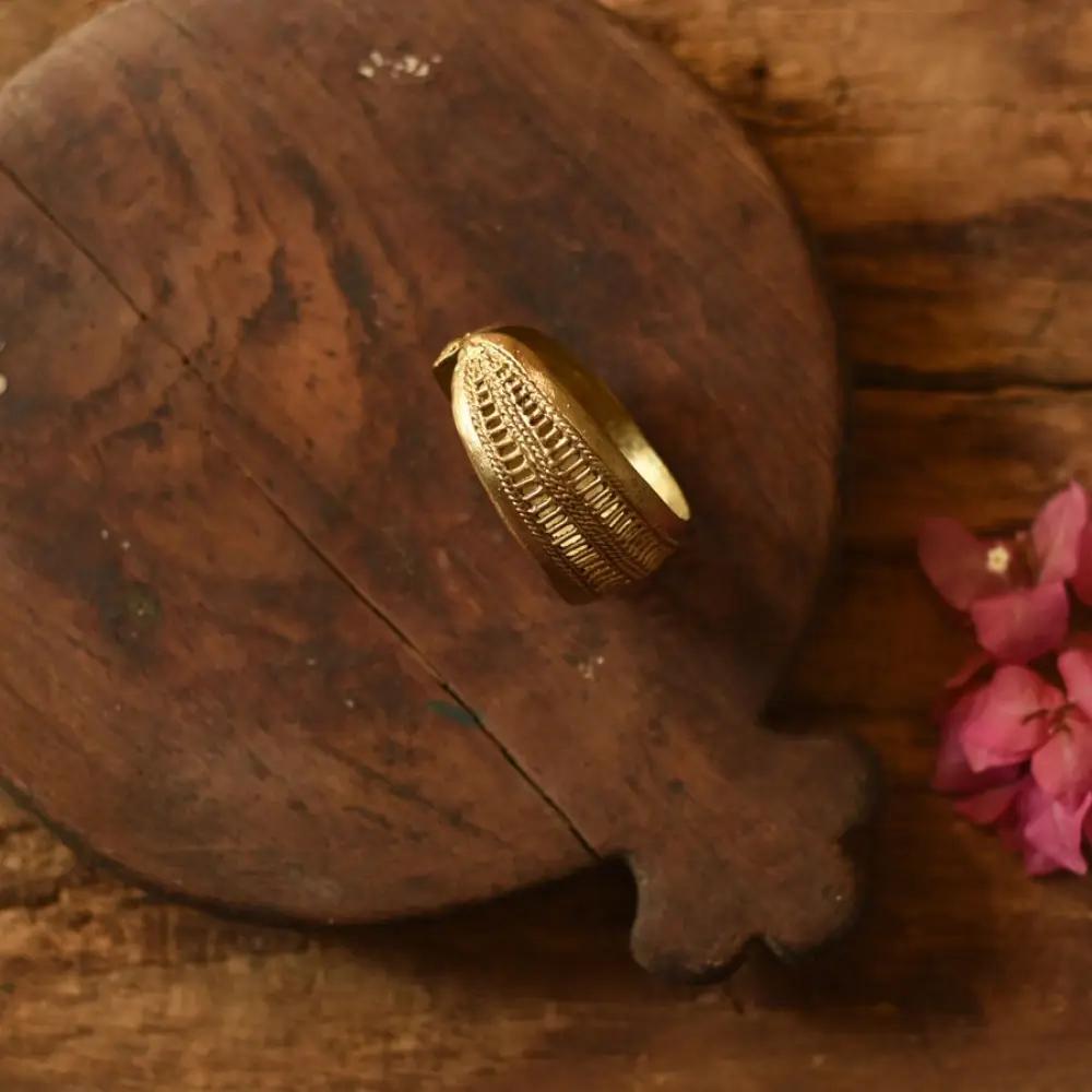 Prabha . प्रभा | Dhokra Brass ~ Handmade Kada