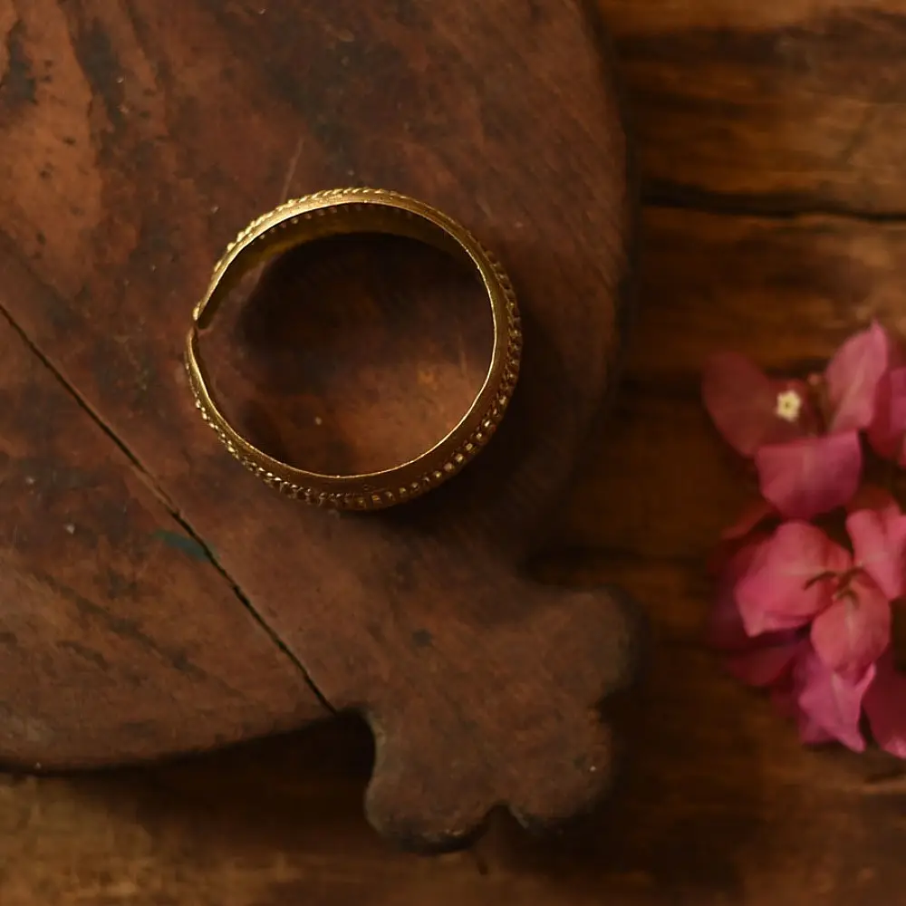 Prabha . प्रभा | Dhokra Brass ~ Handmade Kada