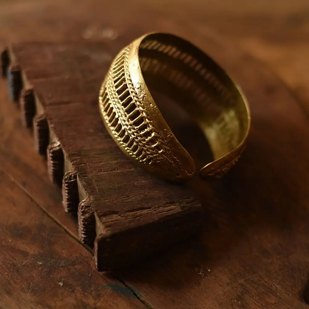 Prabha . प्रभा | Dhokra Brass ~ Handmade Kada