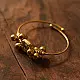 Prabha . प्रभा | Handmade Dhokra Brass Bangle - Adjustable Free size