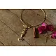 Prabha . प्रभा ❄ Brass Dhokra Handmade Hasali Choker / Hasali Necklace