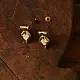 shop Handmade Brass Earring - Dhokra Stud