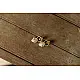 Prabha . प्रभा ❄ Brass Dhokra Stud Earring