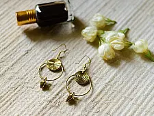 Prabha . प्रभा | Handmade Minimal Design Dhokra Earring