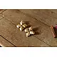 shop Brass Dhokra Stud Earring - Diamond
