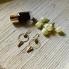 Prabha . प्रभा | Unique Dhokra Brass Earring