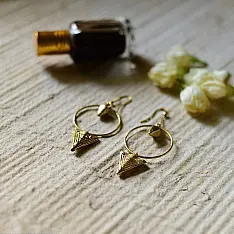 Prabha . प्रभा | Unique Dhokra Brass Earring