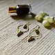 shop Handmade Rustic Tribal Brass Earring