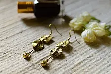 Prabha . प्रभा | Handcrafted Dhokra Brass Earring