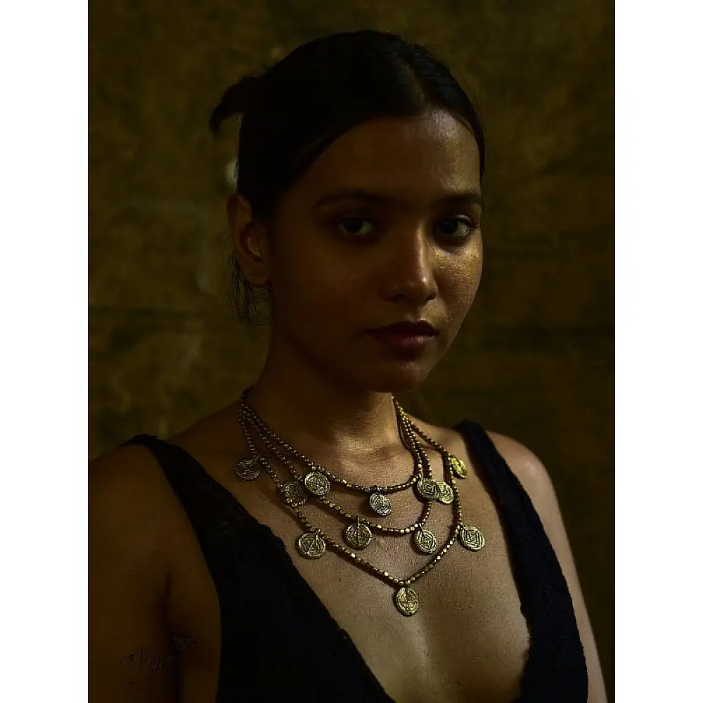 Arundhati . अरुंधती ✺ Brass Dhokra Necklace ✺ 1