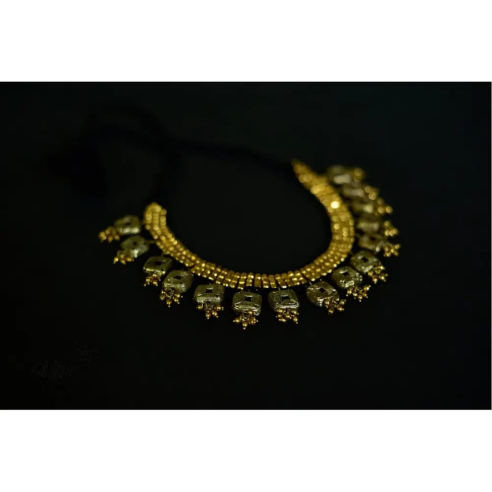 Arundhati . अरुंधती ✺ Brass Dhokra Necklace ✺ 6