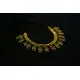 handmade dholra brass necklace