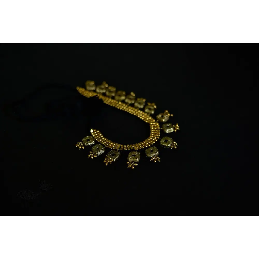 Arundhati . अरुंधती ✺ Brass Dhokra Necklace ✺ 6