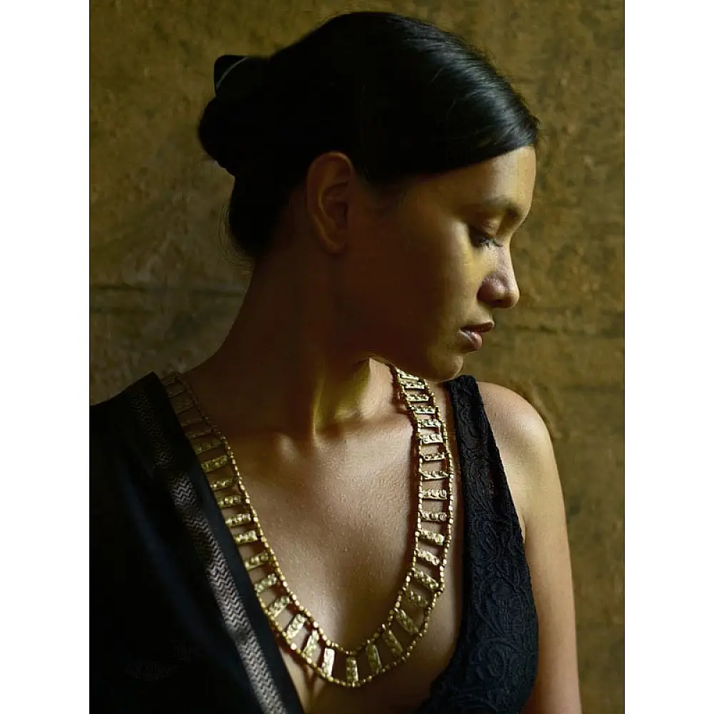 Arundhati . अरुंधती ✺ Brass Dhokra Necklace ✺ 7