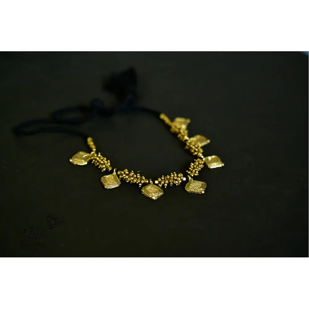 Arundhati . अरुंधती ✺ Brass Dhokra Necklace ✺ 9
