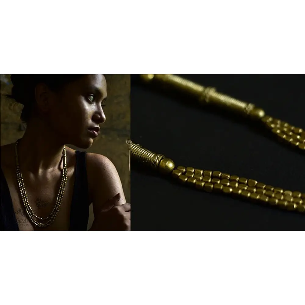 Arundhati . अरुंधती ✺ Brass Dhokra Necklace ✺ 8