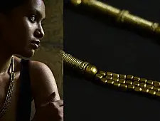 Arundhati . अरुंधती ✺ Brass Dhokra Necklace ✺ 8